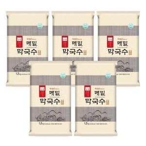 봉평촌 메밀막국수(중면) 1.2kg 5개