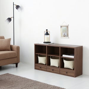 마켓비 필몬 선반수납장 10860 PUM60110OP 미들브라운