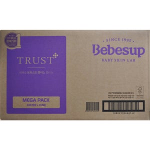 베베숲 트러스트 물티슈 플러스 메가팩 80매 20팩