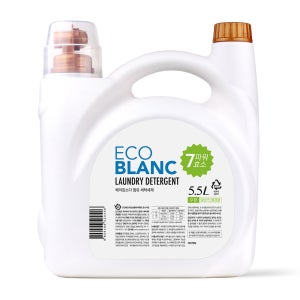 에코블랑 베이킹소다 세탁세제 5.5L 대용량 무향