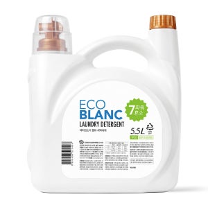 에코블랑 베이킹소다 세탁세제 5.5L 대용량 무향