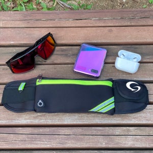 ComMa 멀티포켓 러닝벨트 플립벨트 힙색 조깅 마라톤 허리가방 얄은허리 러닝용품 밴드 방수 허리색 골프 헬스