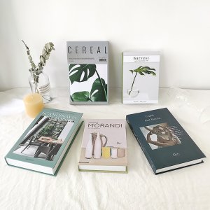 인테리어 감성 매거진 가짜 책 명품 모형책 킨포크 보그 잡지 촬영소품 A타입(5권)