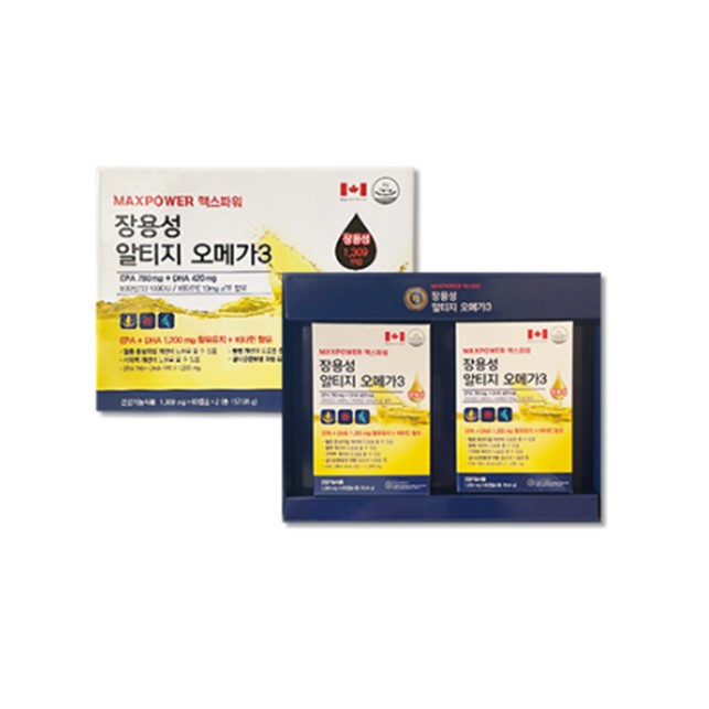 맥스파워 장용성 알티지 오메가3