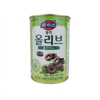 리치스 블랙 올리브 통조림 캔 슬라이스 올리브절임 405g