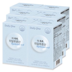 데일리원 더 촉촉 히알루론산 이너뷰티 영양제 60캡슐, 6개