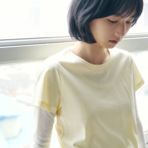 W_시그니처 클래식 & 베이직 핏 반소매 티셔츠 (155gsm) KLJT003