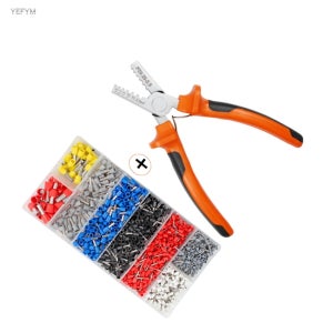 단자1200pcs+PZ0.25-2.5 케이블압착기 슬리브압착기