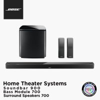 [BOSE] 보스 정품 사운드바 900 + 베이스 모듈 700 + 서라운드 스피커 700 블랙 세트