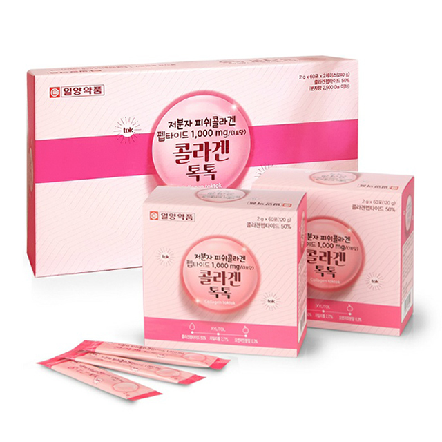 저분자 <b>피쉬 콜라겐</b> 펩타이드 1000mg 120포 4개월분