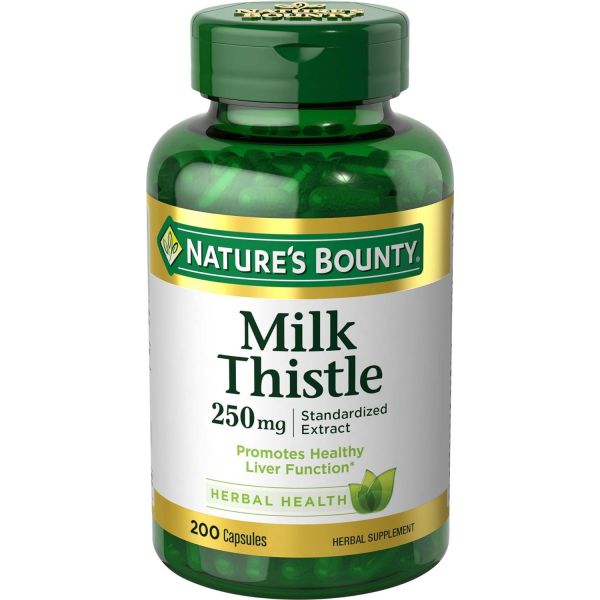 <b>Natures Bounty 밀크씨슬</b> 250mg x 200캡슐 실리마린80%