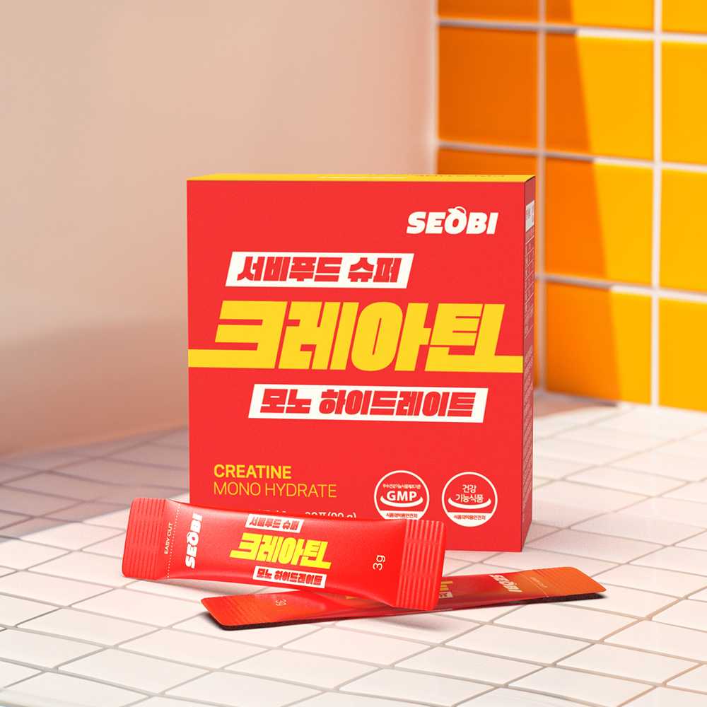 서비푸드 크레아틴 모노 하이드레이트 30포 / <b>운동</b>전 헬스 부스터