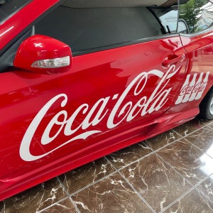 코카콜라 coca-cola 대형 데칼 자동차 튜닝 스티커 방수 커스텀 사이즈 다양