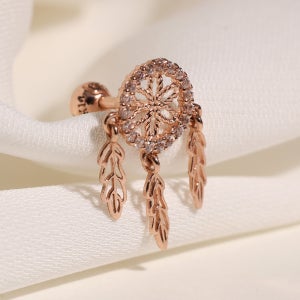 [무배/전체14k] 드림캐쳐 골드 피어싱 귀걸이