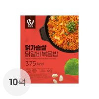 아임웰 아임닭 닭가슴살 닭갈비 볶음밥 200g x 10팩 / 냉동 단백질 도시락 간편