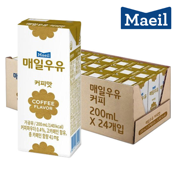 멸균우유 커피우유