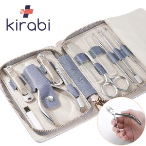 키라비 프리미엄 손톱깎이 세트 두꺼운 발톱 깎이 니퍼 K1102블루 선물세트