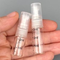 미니 샘플 향수 스프레이 유리 공병 용량 표시 3ml