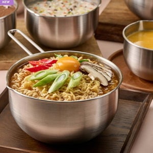 스텐 304 계량 라면 냄비 스테인리스 아기 이유식 멀티팟 전용 캠핑 스테인리스 14cm