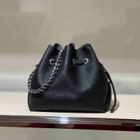 [Louis Vuitton] 루이비통 벨라 모노그램 가죽 버킷백 블랙 핸드백 Bella M57070