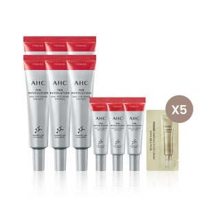 AHC 텐레볼루션 리얼 아이크림 포 페이스 35ml 6개 +7ml 3개 +앰플인 아이크림 1ml 5개