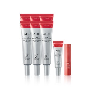 AHC 텐레볼루션 리얼 아이크림 포 페이스 35ml 6개 +7ml 1개 +텐션아이크림스틱 3.5g 1개