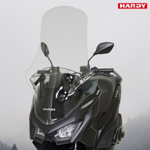 하디 SYM VSX125 전용 튜닝 88cm 롱 윈드스크린 클리어 브라켓타입