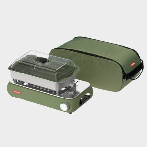 코베아 구이바다 세라믹 버너 비비큐 올리브그린