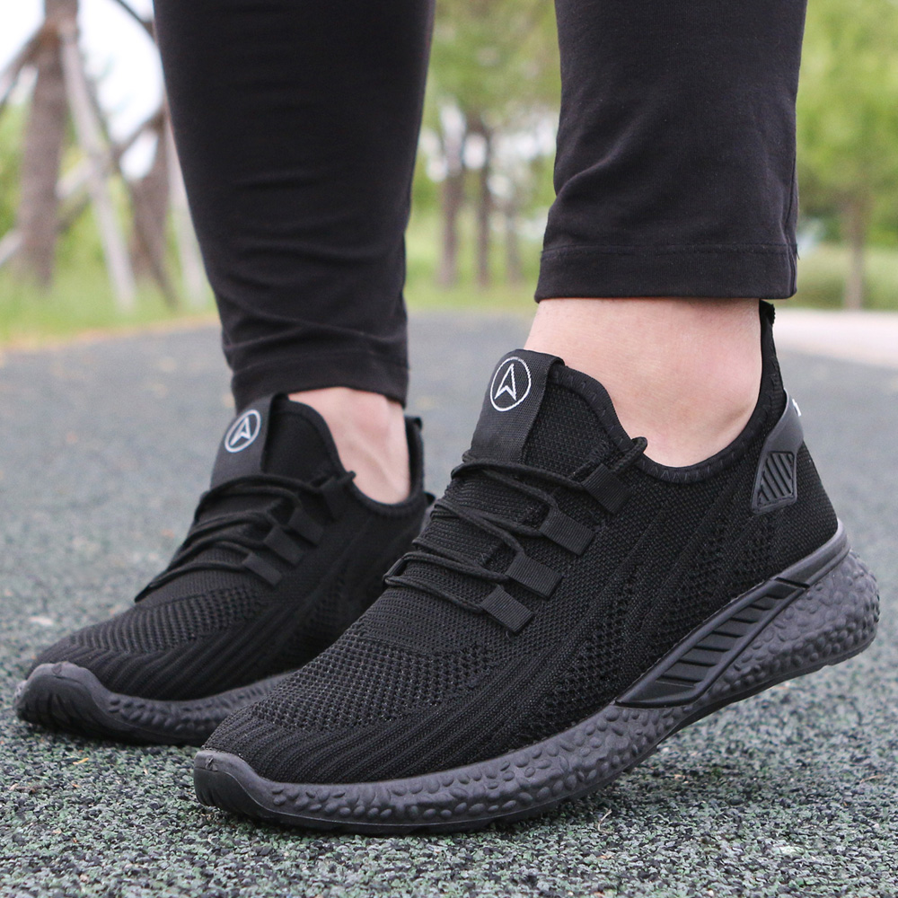 남자 운동화 여름 운동화 신발 발편한 운동화 블랙 실내 헬스 메쉬 남성 런닝화 AT-895