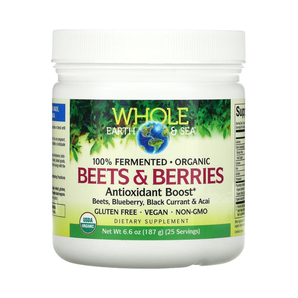 네추럴팩터스 <b>비트 베리 안티옥시던트 부스트</b> 187g 식이섬유 칼슘 철분 포타슘 블루<b>베리</b>