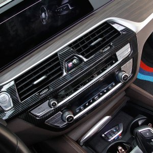 BMW 5시리즈 G30 센터페시아 오디오 패널 카본 몰딩