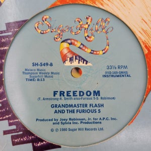 Grandmaster Flash & The Furious 5 - Freedom 12’ LP