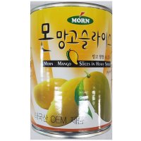 대량 슬라이스 망고 통조림 565g/24개 업소용 자른것