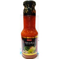 대량 샤브샤브 칠리 소스 300ml/12개 업소용 유리병