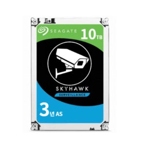CCTV 하드디스크 10테라 HDD 녹화기 NVR 영상용 10TB 씨게이트 스카이호크