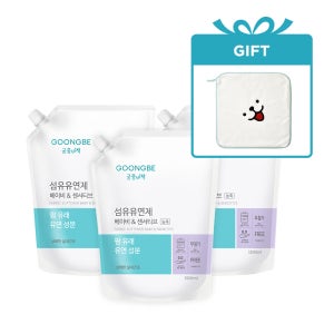궁중비책 섬유유연제 베이비&센서티브 리필 1500ml x 3개