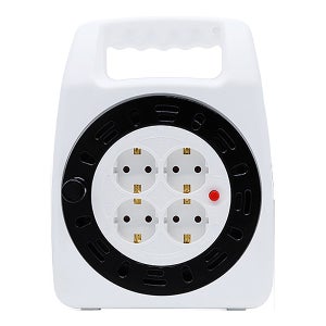 러그박스 캠핑 전기 릴선 20m 연장선 LUG-G15M 블랙