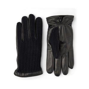 헤스트라 아담 이태리 램 나파 블랙 23360 100- 남자 남성 방한 가죽 장갑