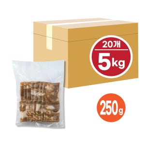 맛집의비결 국내산 돼지머릿고기 냉동 쌍화 양념편육 업소용도매 250g, 20개