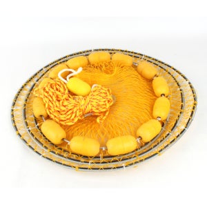 3단 와이어 부력망 살림망 바다 양어장 옐로우