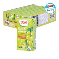 Dole 돌 100%과즙 파라다이스 주스 머스캣 120ml 32팩 1박스