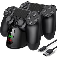 ps5충전거치대 거치대 beboncool 컨트롤러 기 dualshock 4playstation 4ps4props4 슬림 컨트롤러용 ps4 스테이션용 dualsense 도크