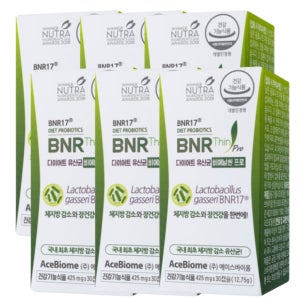 비에날씬 프로 다이어트 유산균 BNR17 425mg x 30캡슐 6개