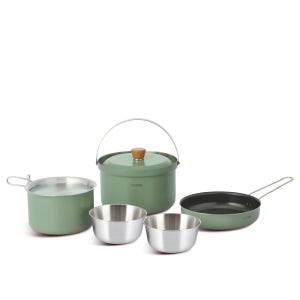 벨락 통3중 코펠 컬러9 카키 감성캠핑 요리 식기세트 2025년 입고