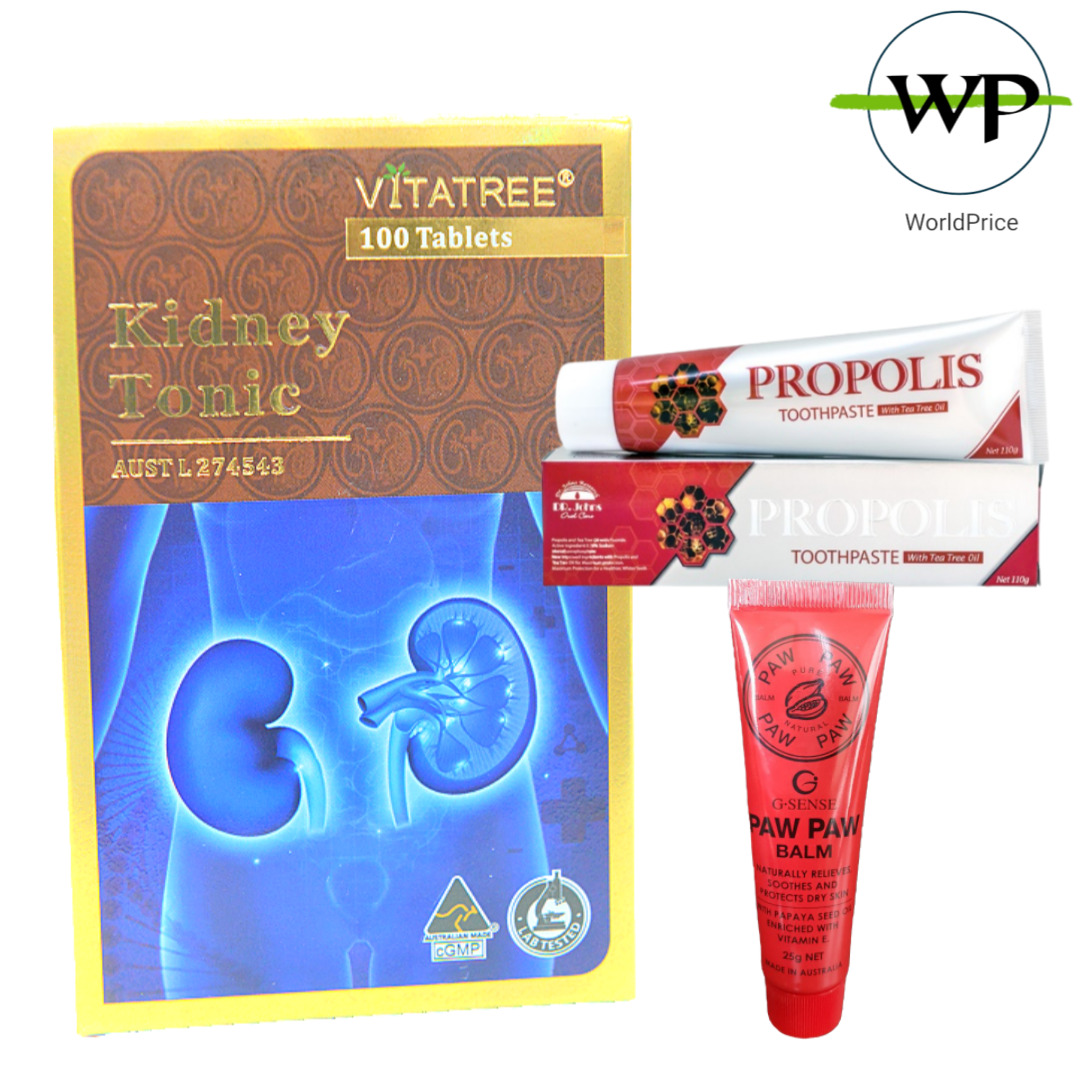 호주직구 비타트리 KIDNEY TONIC 키드니 <b>토닉 100정</b> 신장 콩팥 사은품 지급