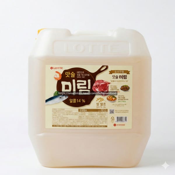 롯데 미림 말통 맛술 18L 대용량 1.8L 미향