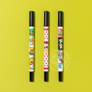 일본 과자 트윈 네임펜 4종 사카모토 문구 사인펜 귀여운 펜 마블