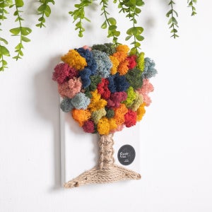 스칸디아모스 공기정화식물 액자 무지개 트리 set 24cm 인테리어 천연 이끼 벽장식 소품 플랜테리어