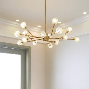 식탁조명 식탁등 펜던트 인테리어 카페 상가 티파니 15등 G9 5W 주광색 하얀불