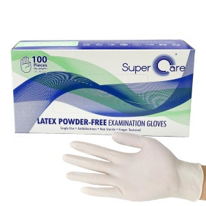 슈퍼케어 라텍스장갑 XS S M L 원하는 사이즈 1박스+1박스